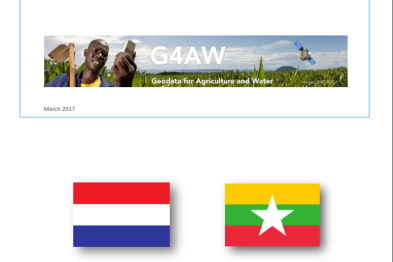 QUICK SCAN MYANMAR: GEODATA FOR AGRICULTURE AND WATER (G4AW)